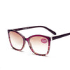 Women's Floral Reading Sunglasses – Brown Lens Eyewear +1.0 to +4.0