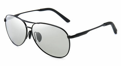 Aviation Metail Frame Polarized Sunglasses Men Color Changing Sun Glasses Pilot