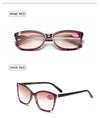 Women's Floral Reading Sunglasses – Brown Lens Eyewear +1.0 to +4.0