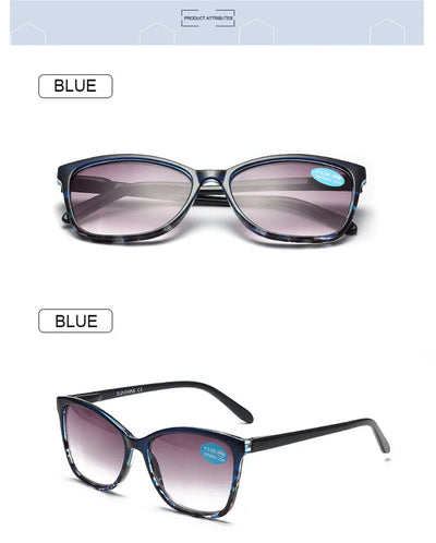 Women's Floral Reading Sunglasses – Brown Lens Eyewear +1.0 to +4.0