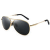 Aviation Metail Frame Polarized Sunglasses Men Color Changing Sun Glasses Pilot