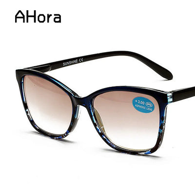 Women's Floral Reading Sunglasses – Brown Lens Eyewear +1.0 to +4.0