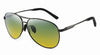 Aviation Metail Frame Polarized Sunglasses Men Color Changing Sun Glasses Pilot