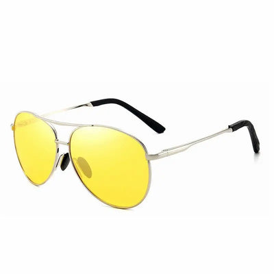 Aviation Metail Frame Polarized Sunglasses Men Color Changing Sun Glasses Pilot