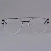 Denmark Latest Design Men Pilot Glasses Frame Men Women Ultralight Oval Round