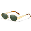 New Sunglasses For Women And Men UV400 Sun Glasses Alloy Oval Eyewear