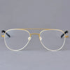 Denmark Latest Design Men Pilot Glasses Frame Men Women Ultralight Oval Round