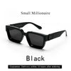 Ruiao Retro Black Millionaire Shades Luxury Sunglasses 2025