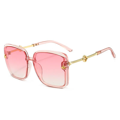 Sunglasses Woman 2023 Luxury Brand Designer Female Square Goggle UV400
