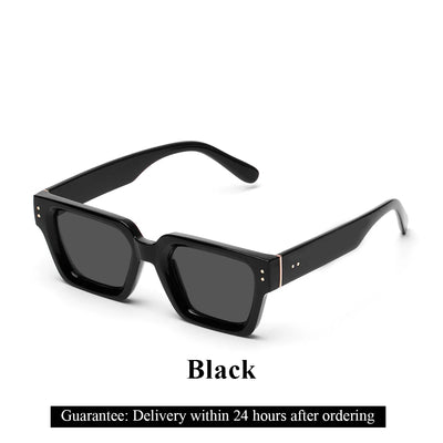 Ruiao Retro Black Millionaire Shades Luxury Sunglasses 2025