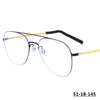 Denmark Latest Design Men Pilot Glasses Frame Men Women Ultralight Oval Round
