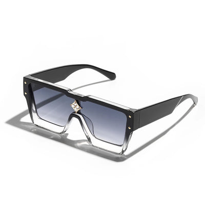 Ruiao Retro Black Millionaire Shades Luxury Sunglasses 2025