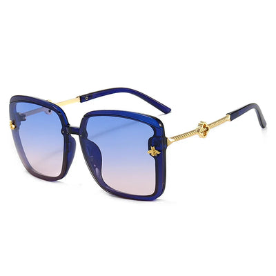 Sunglasses Woman 2023 Luxury Brand Designer Female Square Goggle UV400