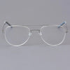Denmark Latest Design Men Pilot Glasses Frame Men Women Ultralight Oval Round